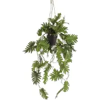 Green Boutiq Kunstpflanze - Philodendron - Kletterbaum Lover - 80 cm