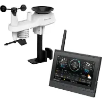 Bresser SolarWetter Funk Wetterstation 7 in 1 mit 7 Zoll HD Display WLAN