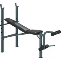 HOMCOM Multifunktion Hantelbank Schrägbank Kraftstation Fitnessstation Stahl