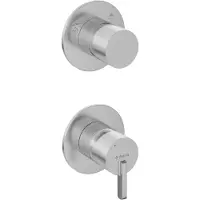 Deante Einbau-Duscharmatur mit Duschkopfumschalter, Stahl, BQS F44P, , BQS F44P, Serie SILIA, Einhebelmischer