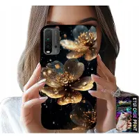Inny producent Hülle für Xiaomi Redmi 9T - Schöne Blumenmuster, Rückseite, Schutzhülle