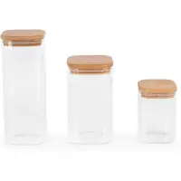 Eurofirany Komplettset Aufbewahrungsbehälter POLA, 800, 1600, 2000 ml, 3 Stück
