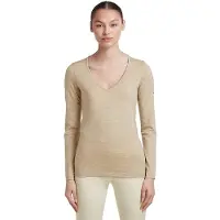 Icebreaker Women Mer 200 Oasis Long Sleeve V Neck bay hthr (IB0NQ) S