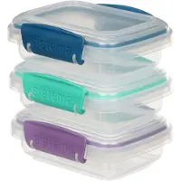 Sistema Klip It Frischhaltebeh lter 200 ml, 3er-Pack (Farben k nnen variieren)