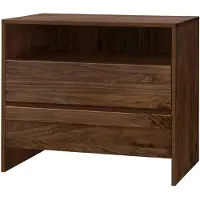 Hasena Kommode Sideboard Ina 2 Schubladen und Fach Nussbaum (82)