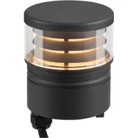 SLV 1006391 M-POL S Polehead, Louver Leuchtenkopf, anthrazit, 19W, 260/270lm, 2700/3000K, CRI90, DALI IP65