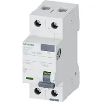 Siemens 5SV4316-0 FI-Schutzschalter, 2-polig, Typ AC, In: 63 A, 30 mA, Un AC: 230 V 5SV43160