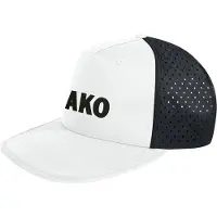 Jako Unisex Kappe Cap Function 1281-001 Senior - Weiß/Schwarz - Senior
