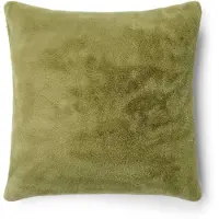 Essenza Furry Cedar green Dekokissen 50 x 50 cm
