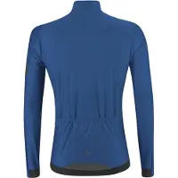 Löffler Loeffler Radtrikot mit langen Ärmeln, Modell "M Bike L/S Jersey Capitano", Marineblau - Blau