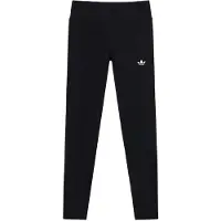Adidas Originals Leggings ORIGINALS "MINI RIB, MITTELHOHER BUND", Mädchen, Gr. 152, N-Gr, schwarz (schwarz,), Obermaterial: 46% Baumwolle, 45% Viskose, 9% Elasthan, Hosen Leggings