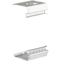 Hager BRS851309 Kupplung Paar elektrisch/mechanisch Stahlblech zu BRS 85x130mm Oberteil 80mm