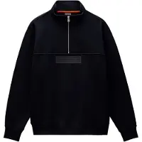 Napapijri Box Logo Halbreißverschluss-sweatshirt