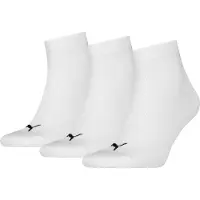 Puma UNISEX QUARTER PLAIN 3P, 35/38 white