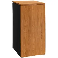 Hasena Kommode Unito Eiche brandy Schwarz zerlegt, zerlegt (zum Selbstaufbau) 45x50x86 cm – Selezione