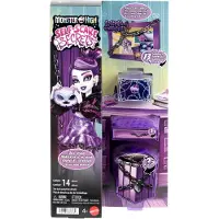 Monster High Self-Scare Secrets Spectra Vondergeist-Modepuppe mit 13 realistischen Zubehörteilen, Modepuppe, Weiblich, 4 Jahr(e), Mädchen, 290 mm, Mehrfarbig