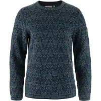 Fjällräven Pullover Snow Round Neck Sweater Damen Navy-M