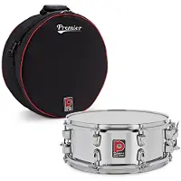 Premier Artist 14" x 55" Stahl-Snare-Drum Chrom & Softcase