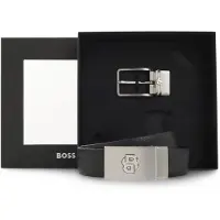 BOSS Ledergürtel mit Double-B-Monogramm-Schließe Grösse ONESI