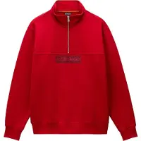 Napapijri B-box Logo Half Zip WI haute red r1f (R1F) XXL