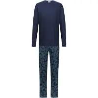 Mey Anzug lang Serie Dark Leaves Yacht Blue | Größe XL