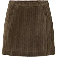 Pieces Pcaudre Cord Minirock | Braun | M