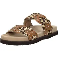 Maruti Flip Flops Damen Evie Hairon Leopard Cognac-Schuhgröße 41