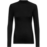 Mey Longsleeve mit Stehkragen Serie Wool&Silk Schwarz | Größe 48