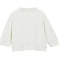 s.Oliver Red Label Sweater , Damen, Gr. 38, light beige melange, Sweatware, Obermaterial: 50% Baumwolle, 50% Polyester, meliert, bequem, Rundhals, Bündchen, Sweatshirts Sweater, 3/4-Arm Sweatshirt