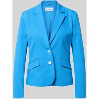 More & more leicht taillierter, femininer Blazer in blue | Gr.: 34