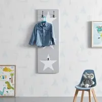 Bessagi Kids Kindergarderobe Arianna Grau/Weiß