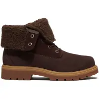 Timberland Mid Lace Up Waterproof Boot Dark Brown Nubuck Größe: 38 | Stiefel Outlet | Damen | Braun