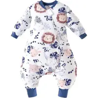 Famanu Schlafsack für Babys mit Füßen, für Jungen und Mädchen – Abnehmbare Ärmel – 2,5 TOG – Geeignet für das ganze Jahr