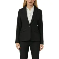 s.Oliver Black Label Jackenblazer mit 1-Knopf-Verschluss und Viskose-Stretch