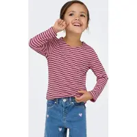 ONLY Langarmshirt "KMGMAUDE LIFE STRIPE LS TOP JRS NOOS"