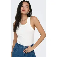 ONLY Top Val 2-Way 15371705 Weiß Slim Fit 34