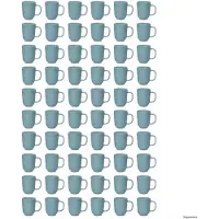 Ritzenhoff & Breker Ritzenhoff 60x Jasper Kaffeebecher 250ml H10,4cm Graublau Tee-Tassen 60 Personen
