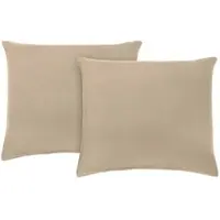 Modern Living Kissenhüllen-Set Beige ca. 80x80cm, 2 Stk.