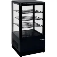 Saro Esmeyer 1 x Mini-Umluftkühlvitrine Modell SC 70 schwarz