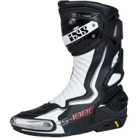 IXS RS-1000 Schwarz Weiß Stiefel Größe 42