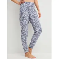 Calida Pyjamahose "Sleep Over M&M", Damen, Gr. L (48/50), N-Gr, folkstone grau, Single Jersey, Obermaterial: 100% Baumwolle, loose fit lang, Hosen Pyjamahose