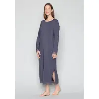 JOOP! Nachthemd JOOP, Damen, Gr. 38, N-Gr, Jersey, lila (hellgrau), Jersey, Obermaterial: 95% Modal, 5% Elasthan, Kleider Nachthemd, mit elegantem Look, in Lightdress-Optik, aus Jersey