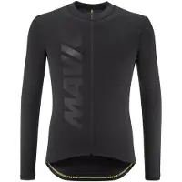 Mavic Aksium Thermo Langarm-trikot Schwarz M Mann Schwarz M