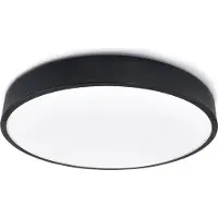 Koloreno LED Aufputz Rundpaneel 48W - Neutralweiß (4500K), Schwarz, Φ400x53mm