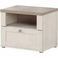 Freiraum Nachttisch - Schneeeiche Nachbildung - B 55 cm - 1 Schublade