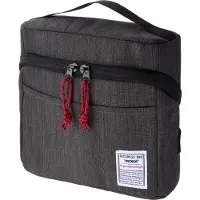 Troika BBG72, Aufbewahrungstasche, Anthrazit, Schwarz, Rechteckig, Polyester, Einfarbig, Universal