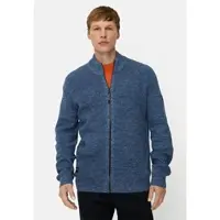 Camel active Kernige Strickjacke aus Baumwollgemisch in Tintenblau | Gr.: S