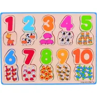 Bigjigs Puzzle - Zahlen und Farben