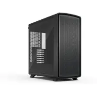 Fractal Design Summit Blackout TG Light Tint, Midi Tower, PC, Schwarz, Mini-ITX, micro ATX, ATX, EATX, Stahl, Gaming