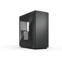 Fractal Design Define One Dark TG Light Tint, Midi Tower, PC, Schwarz, ATX, EATX, micro ATX, Mini-ITX, Stahl, 17,1 cm